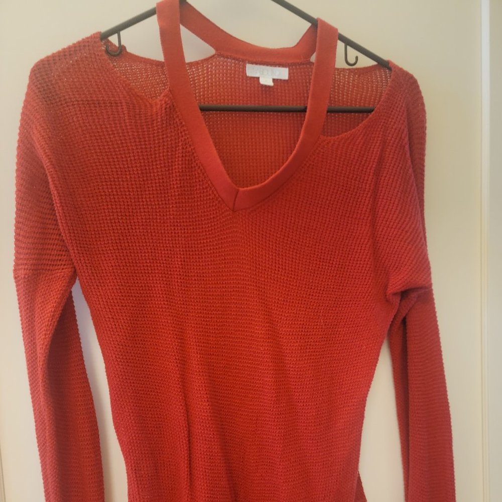 Womens Sweater Top red